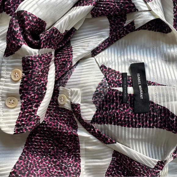 Isabel Marant Rosy Jacquard Blouse. Size EU 42 - Picture 9 of 11